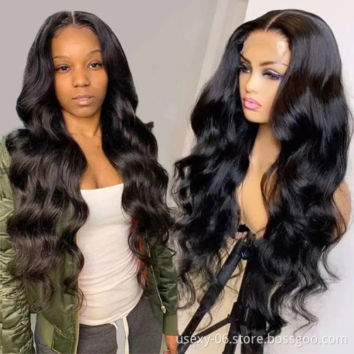 Cuticle Aligned Brazilian Glueless Natural HD Full Lace Wig with Baby Hair Lace Wigs 100% Virgin Human Hair